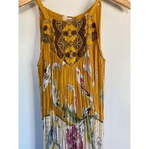 Anthropologie maxi dress